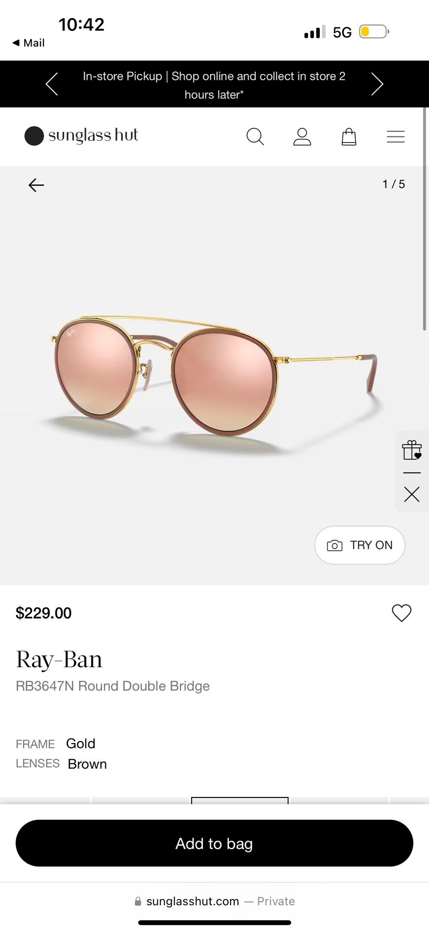 Ray Ban Women’s Sunglasses