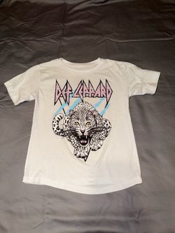 Unisex Toddler Def Leppard Graphic Crew Neck Short Sleeves T-Shirt size 4/5T