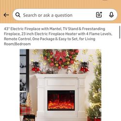 Electric Fireplace And Heater