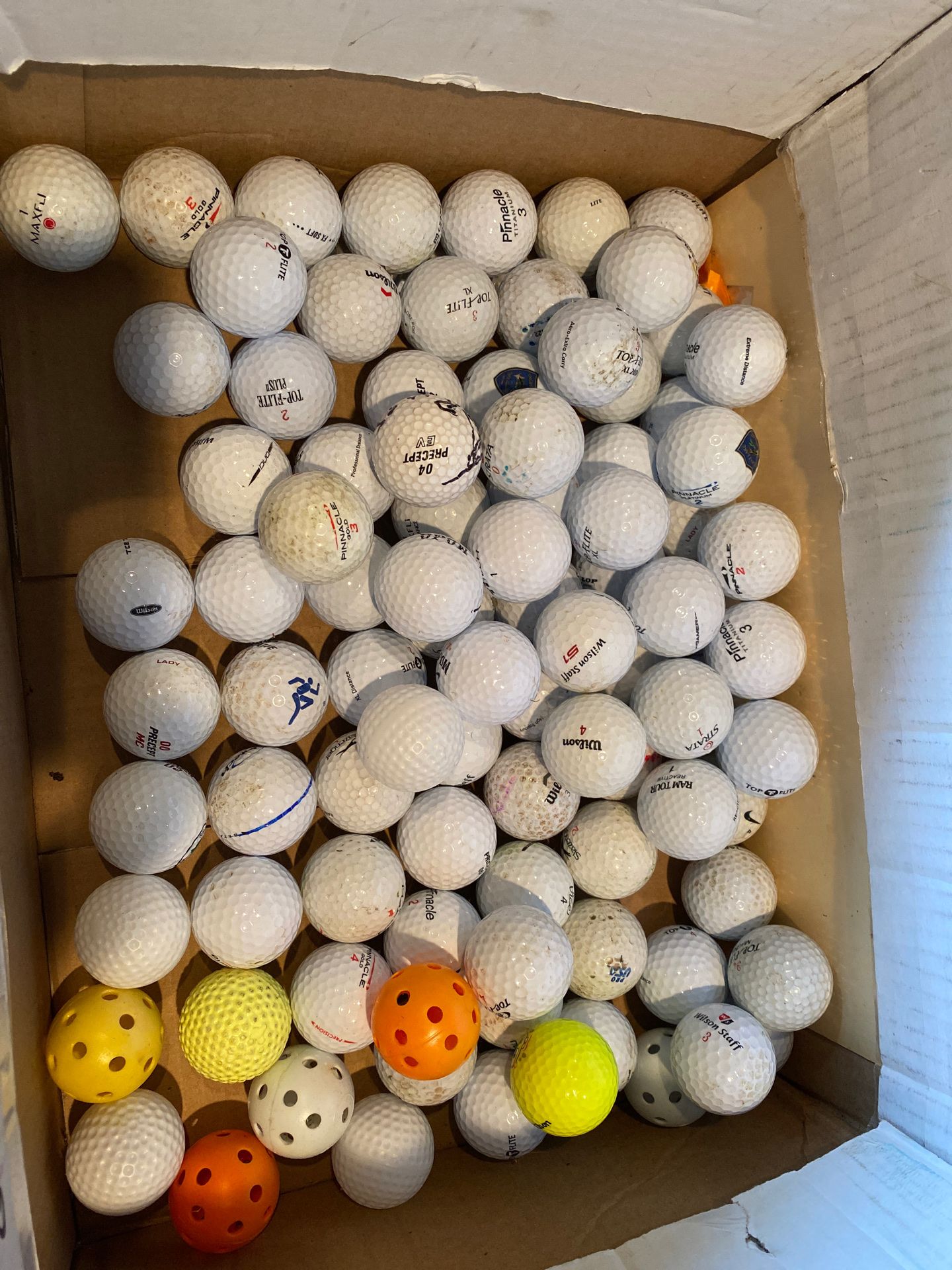 85 golf balls
