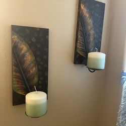 2-Decorative Wall Sconces 