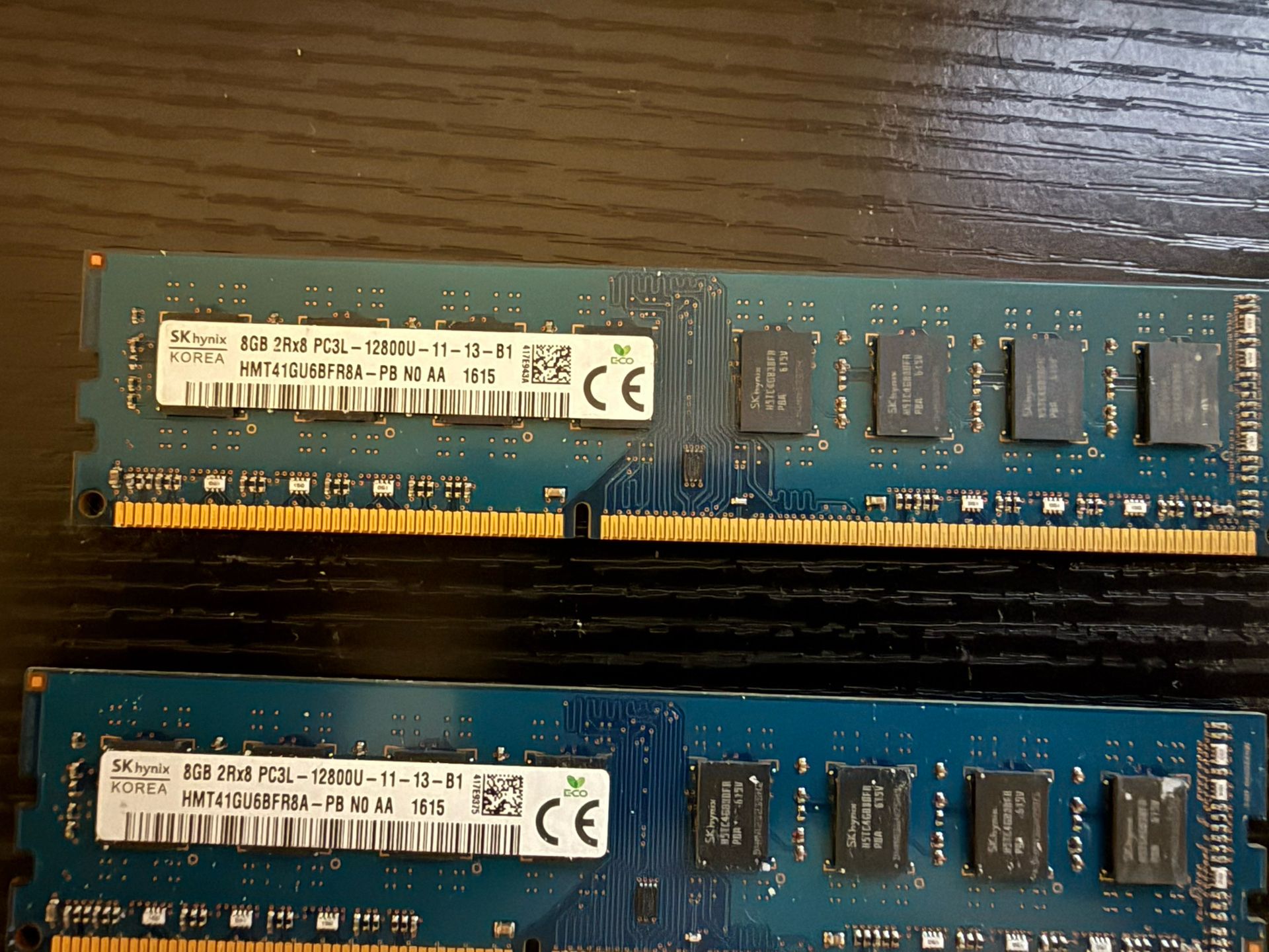 Sk hynix (2x8gb) ddr3l 1600mhz PC3-12800U