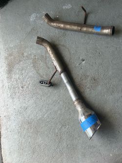 2022 Ram 1500 Left Straight Pipe resonator with 6" Exhaust Tip