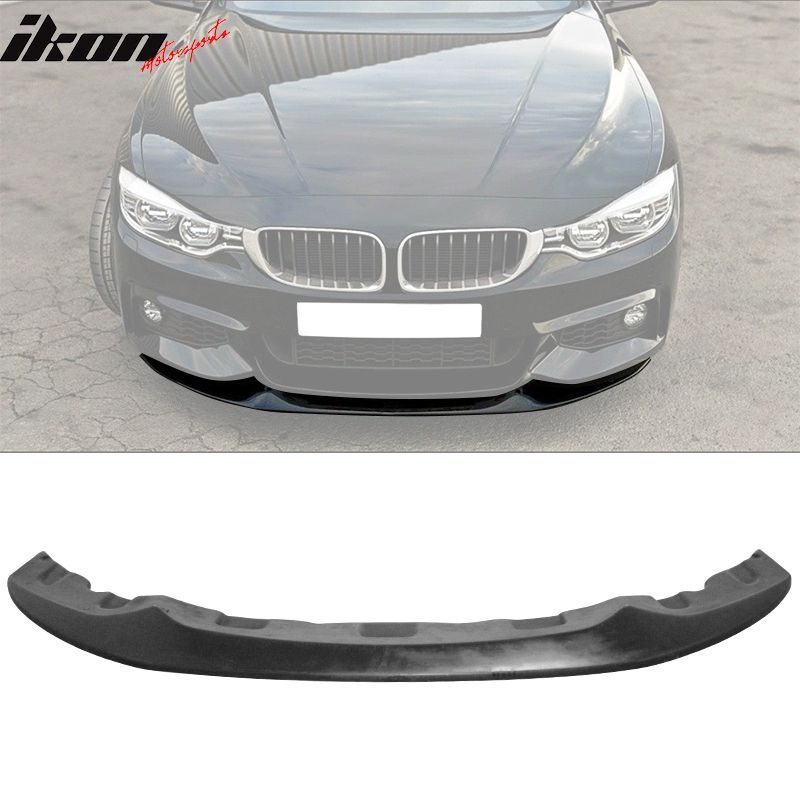 Fits 2014-2020 BMW F32 F33 F36 4-Series M Sport Front Bumper Lip Spoiler Splitter Unpainted PU