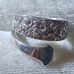 Vintage Towle Contessina 1965 Sterling Silver Ring Women's  7