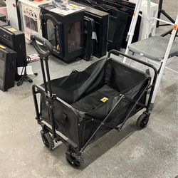 Black Folding Wagon Cart Utility Cart