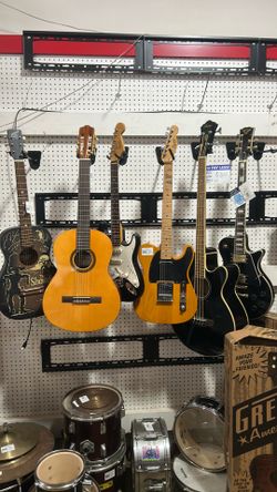 Guitars and drums