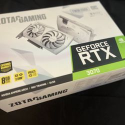 Graphics Card: ZOTAC GeForce RTX 3070 Twin Edge OC – White Edition (8GB GDDR6)