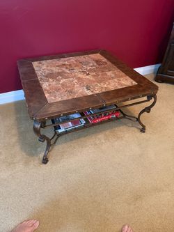 Coffee Table Iron Accent Table