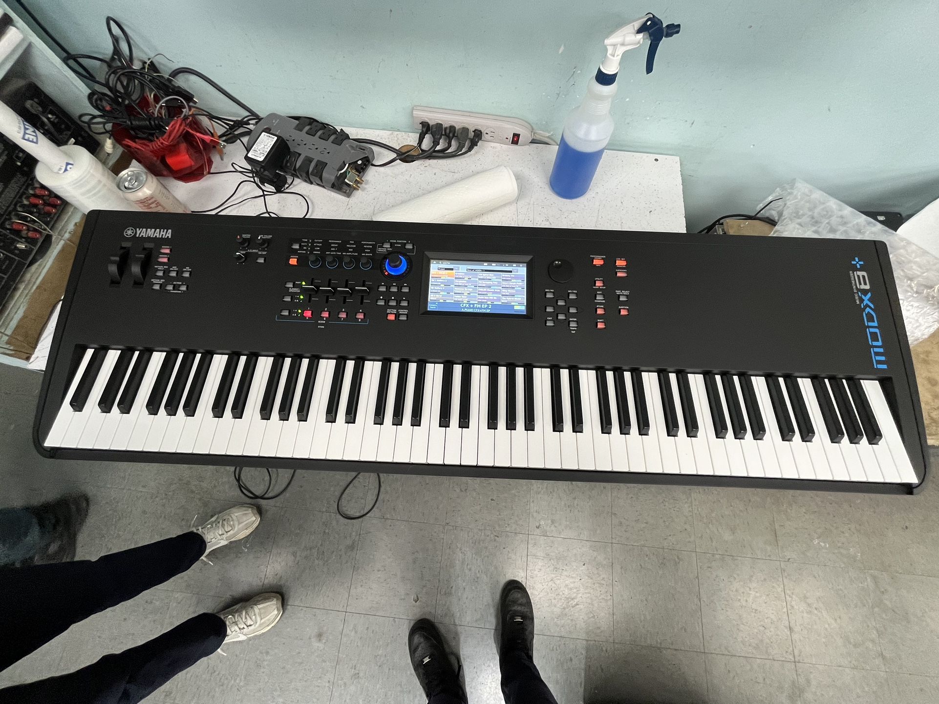 Yamaha Modx8 Plus 88-Key Synthesizer W/ power Cord