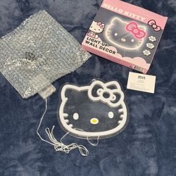 Hello kitty light up wall decor