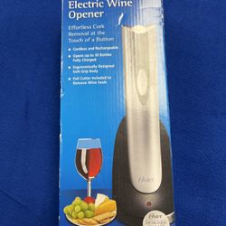 Oster Electric Wine Opener Set (Rechargeable) – New/Open Box