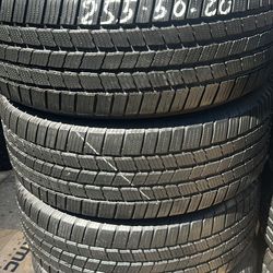 Set Of 255/50R20 Michelin Defender All Season Tires