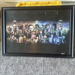 Horror picture frame wall art