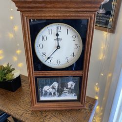 Wild Wings Vintage Horse Horses Wall Clock Decor Collectible 
