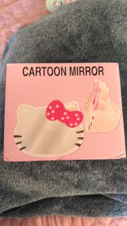 HELLO KITTY MIRROR/BRUSH HOLDER