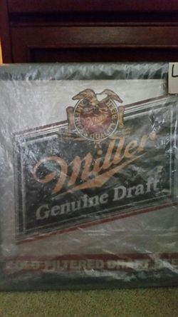 Miller beer mirror