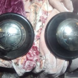 Antique Ford V8 Hubcaps