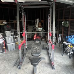 Gym Squat Rack And Gym Equipment 