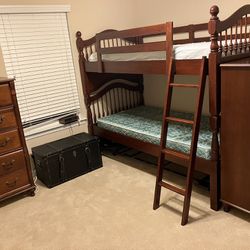 Bunks, 2 Matching Dressers, Ladder, And Trundle Unit Stanley Fine Furniture Brand