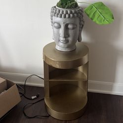 Home Decor (side Table, Painting, Planter)