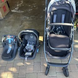 Uppababy Baby Stroller And Car Seat 