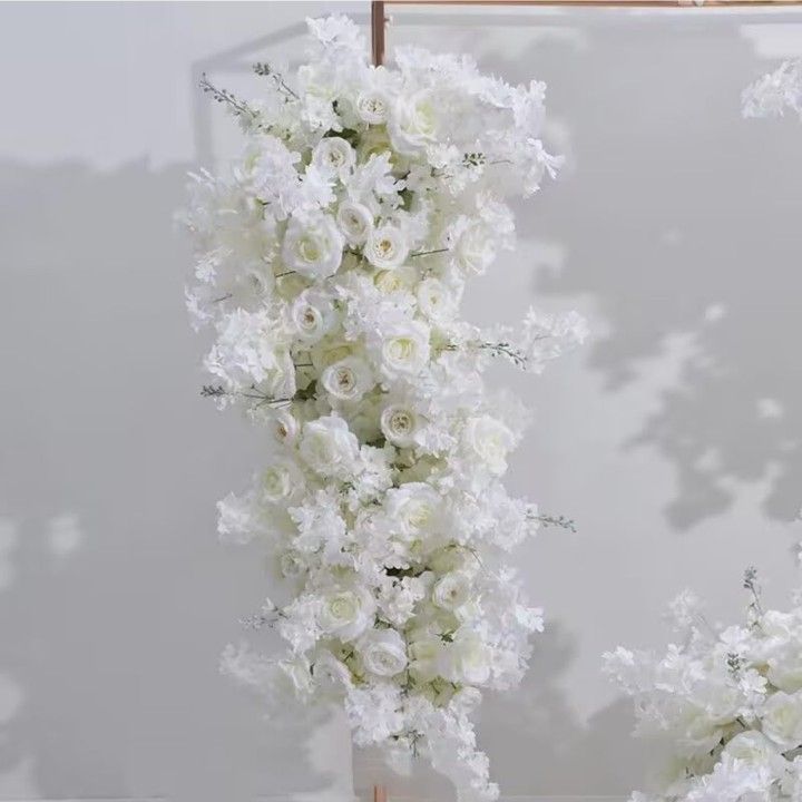 NEW Beautiful Artificial Cherry Blossom Rose Wedding Arch Flowers