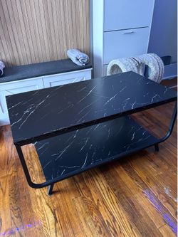 42’’ Modern Faux Marble Top Coffee Table