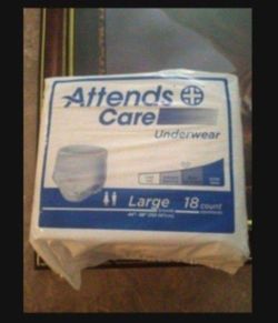 Attends adult diapers, Box $9 ,Brownsville size large