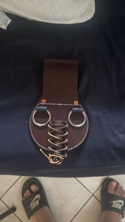 McClure clan leather  spud with  bullpen holder