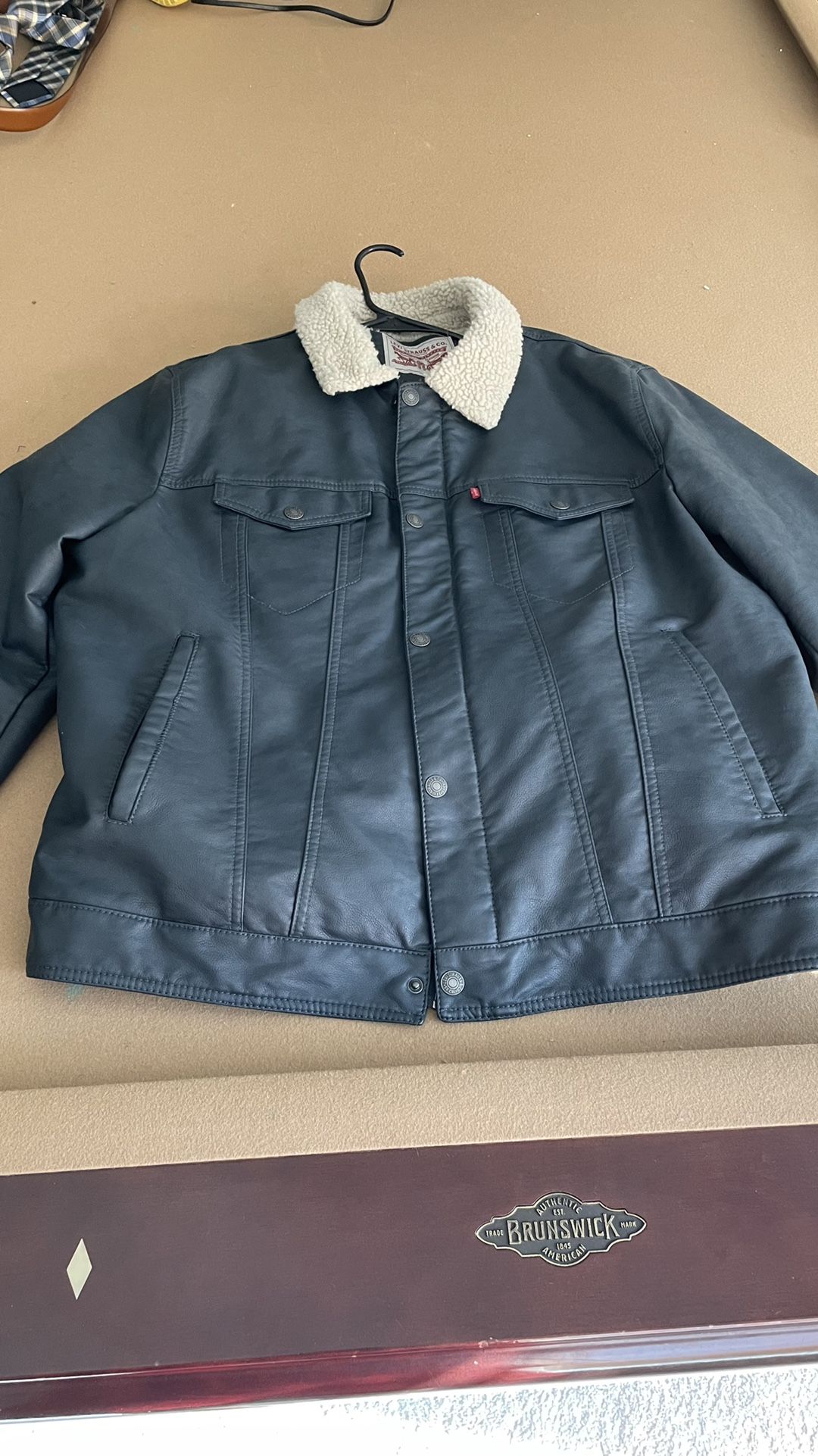 Levi Navy Blue Jacket Worn Once