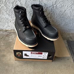 Red Wing Men’s Boots Size 9.5 Steel Toe 