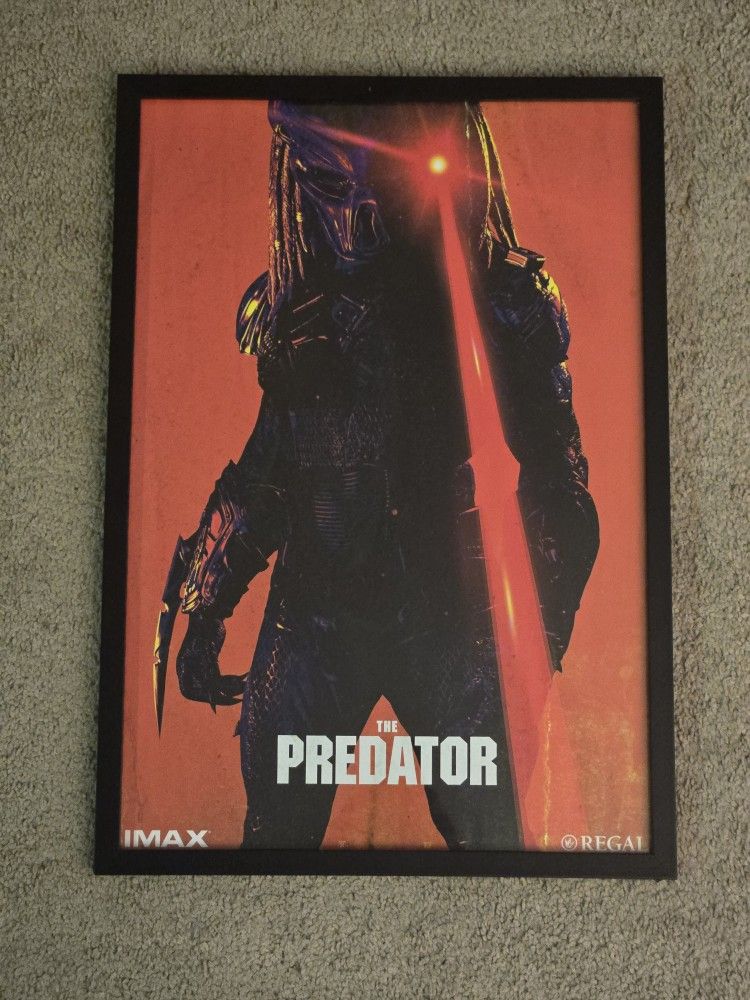 The Predator Regal IMAX Poster 13x19 with Frame