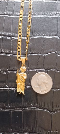 Small Religious Pendant And 20" Chain Set 