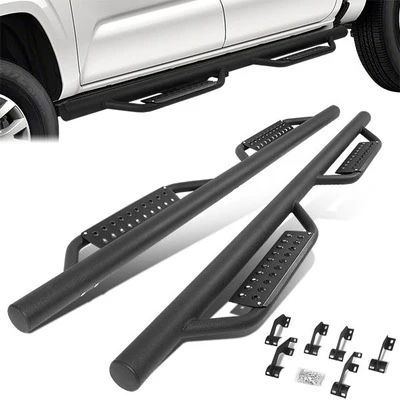 LA Zona Auto Parts 2005 to 2020 Toyota Tacoma Crew cab black nerf bar running board Estribos negro Tubulares 