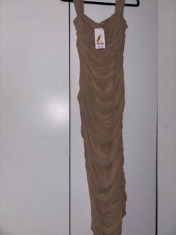 Tan dress
