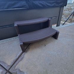 Spa Step.  Espresso Color.  Master Spas