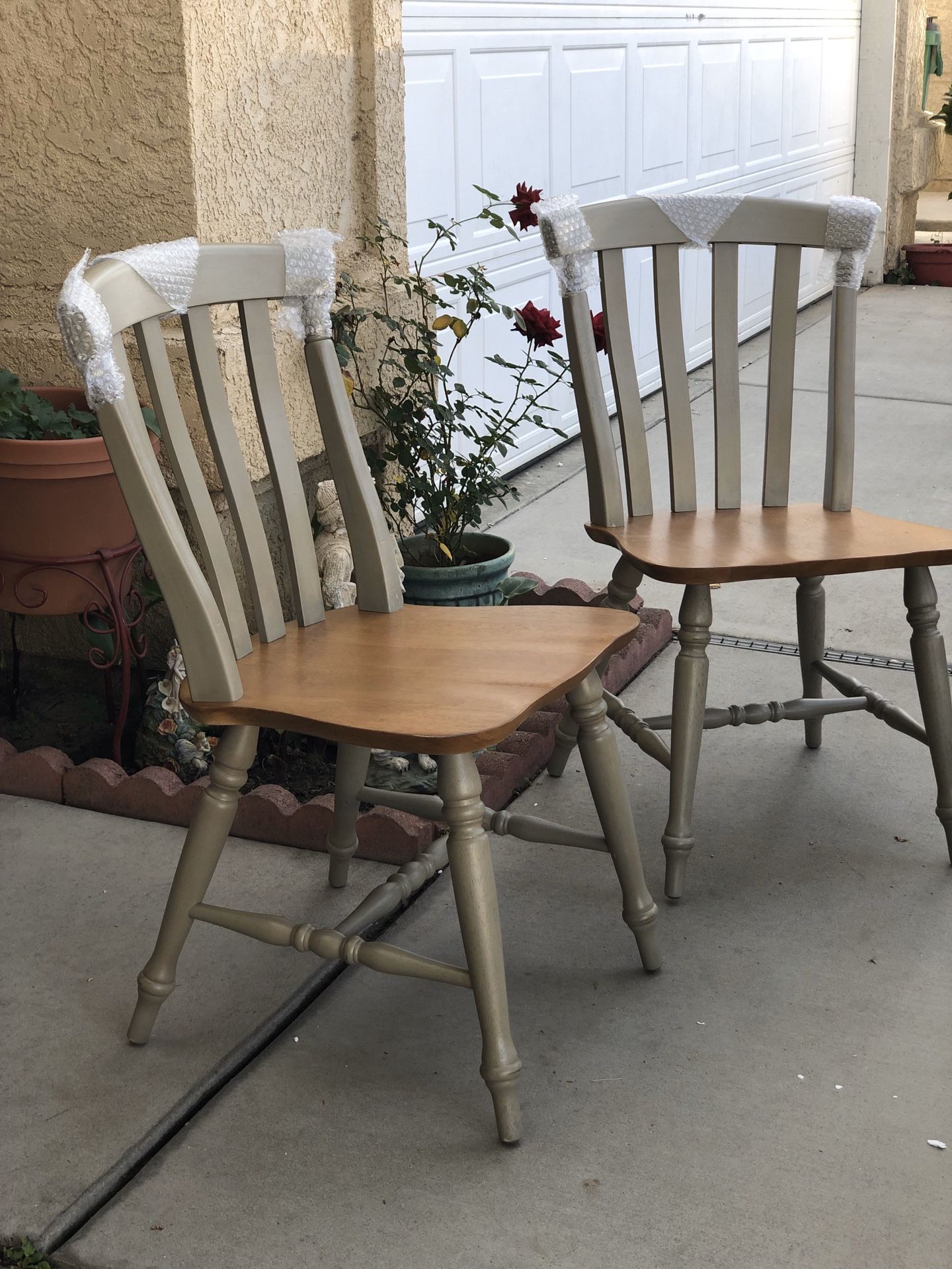 Brand new set of 2 farm house style chairs. Retails for over $290