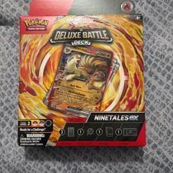 Sealed Pokemon Ninetales Ex Deluxe Battle Deck