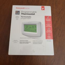 Honeywell 7-Day Touchscreen Programmable Thermostat, White, RTH7600D 
New, sealed. UPC 06.
Actual size 6"x3.75x1.25.
Weight 1lb 3oz plus shi