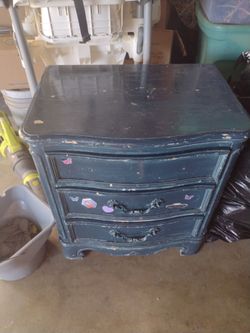 Solid wood night stand
