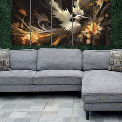 (Free Delivery 🚚) Gray 2-Piece Sectional Couch  w/Chaise🛋️ 