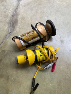 Model engine starters for airplane cars or boats