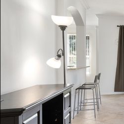 Cupboard Cabinet Blk Swing Open On Both Side