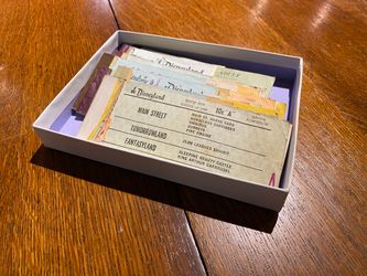Vintage Disneyland Admission Ticket Booklets (Set of 16)