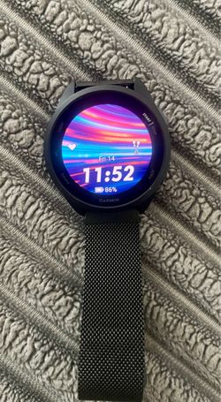 Garmin Forerunner 165 AMOLED GPS Running Smartwatch + Extra Bands – Excellent Condition