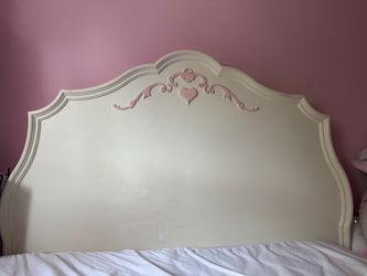 Bed and headboard