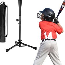 new Kids Baseball Tee, 20.87 to 31.29 Inches Batting Tees for Baseball with Carry Bag, Portable Stable Baseball Tees for Hitting, Tripod Tanner Tee fo