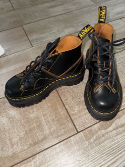Dr martens church platform monkey boots