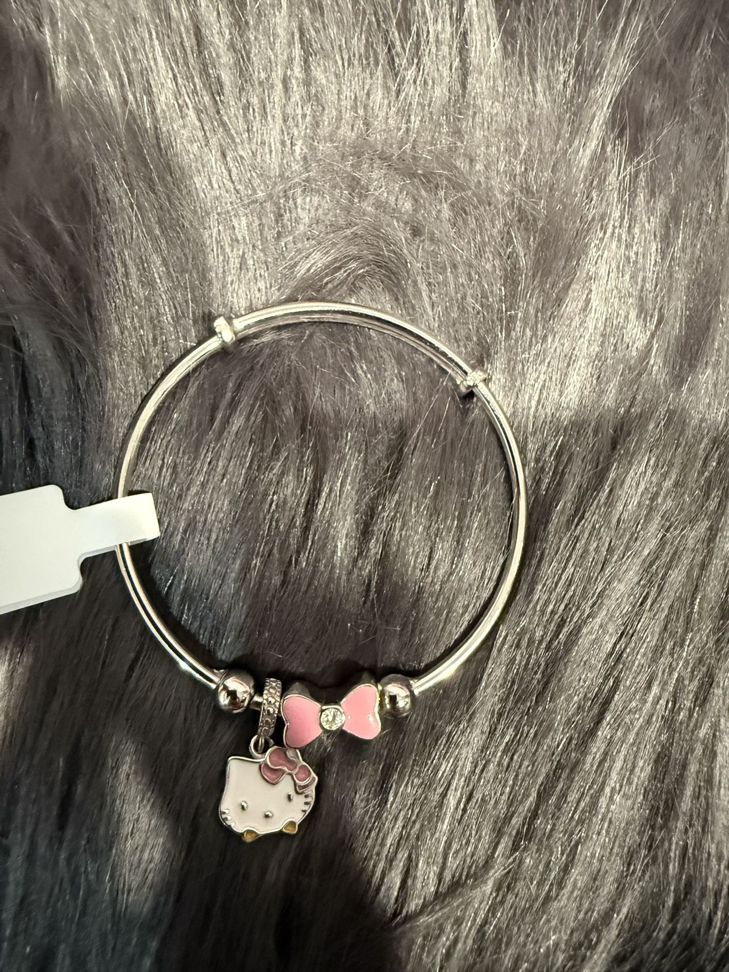 925 silver 🎀 hello kitty Charm Bracelet little girls bracelet